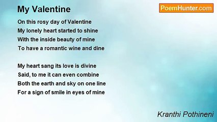 Kranthi Pothineni - My Valentine