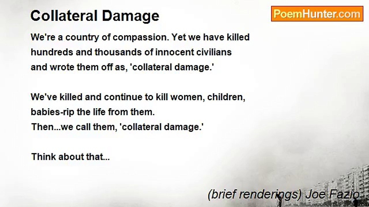 (brief renderings) Joe Fazio - Collateral Damage