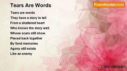 Cory Jensen - Tears Are Words