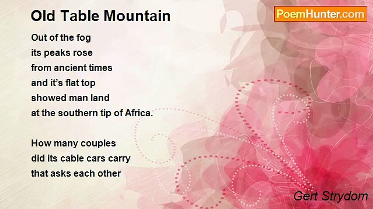 Gert Strydom - Old Table Mountain