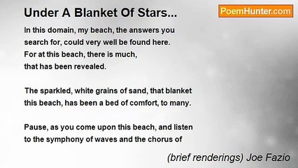 (brief renderings) Joe Fazio - Under A Blanket Of Stars...
