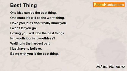 Edder Ramirez - Best Thing