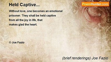 (brief renderings) Joe Fazio - Held Captive...