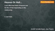 (brief renderings) Joe Fazio - Heaven Or Hell...