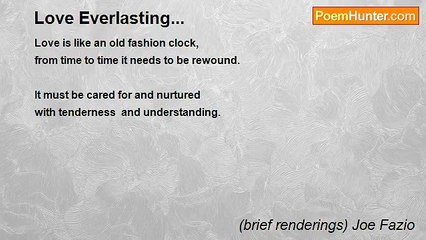 (brief renderings) Joe Fazio - Love Everlasting...