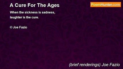 (brief renderings) Joe Fazio - A Cure For The Ages