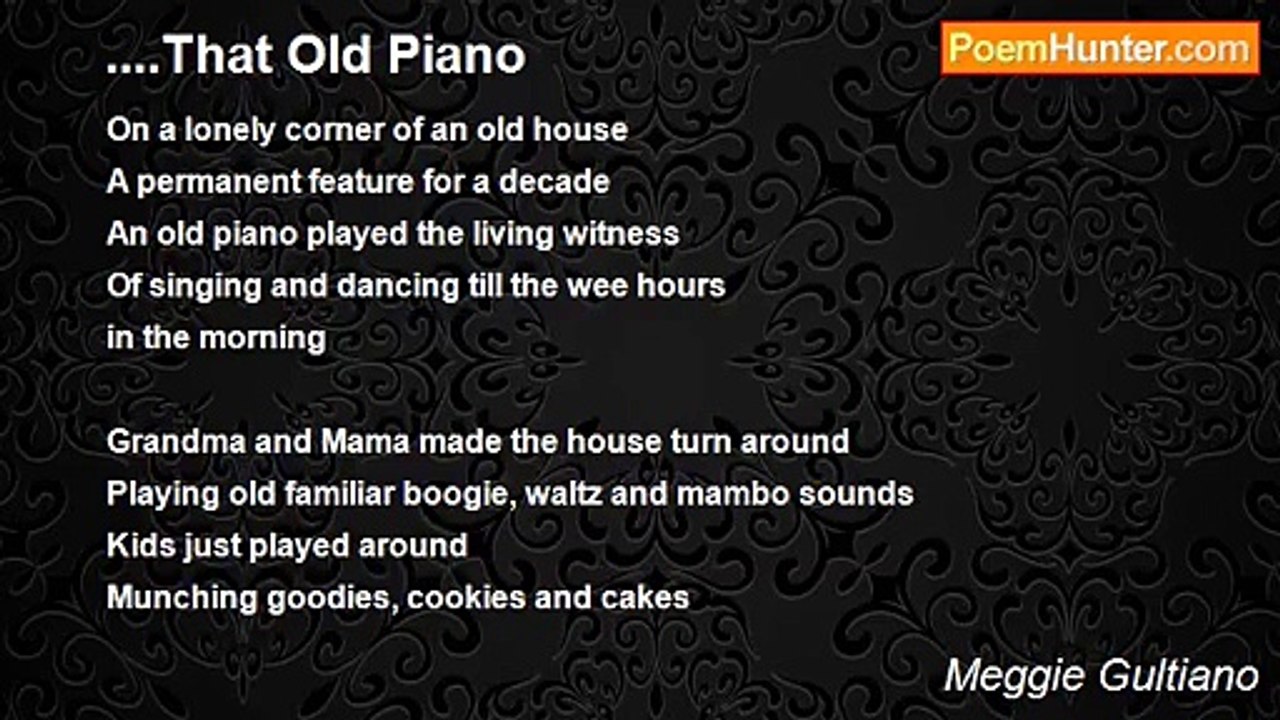 Meggie Gultiano - ....That Old Piano