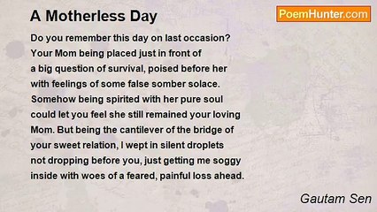 Gautam Sen - A Motherless Day