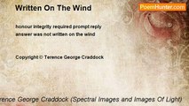 Terence George Craddock (Spectral Images and Images Of Light) - Written On The Wind