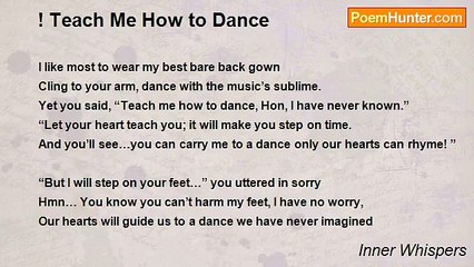 Inner Whispers - ! Teach Me How to Dance