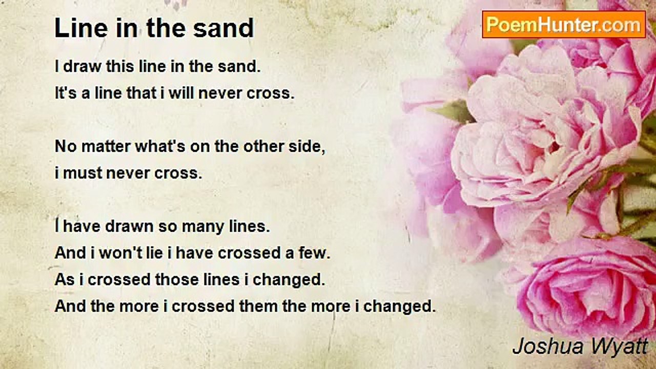 Joshua Wyatt - Line in the sand