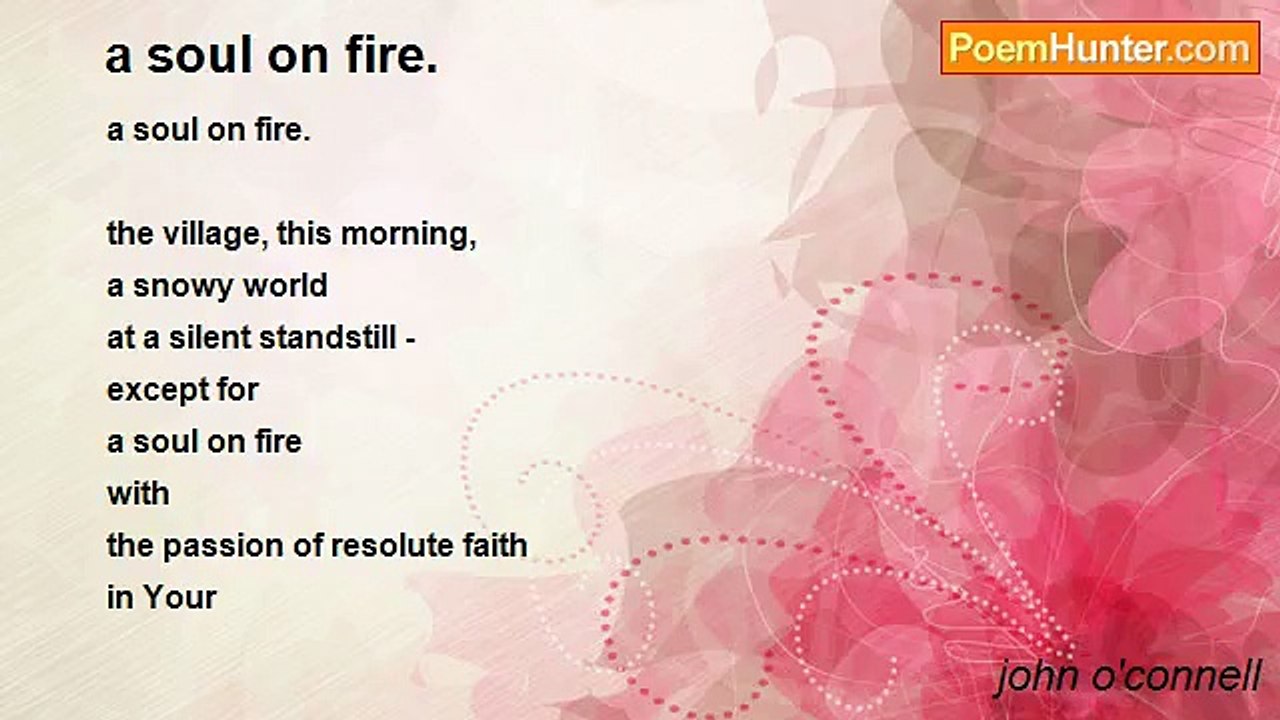 john o'connell - a soul on fire.