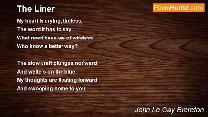 John Le Gay Brereton - The Liner