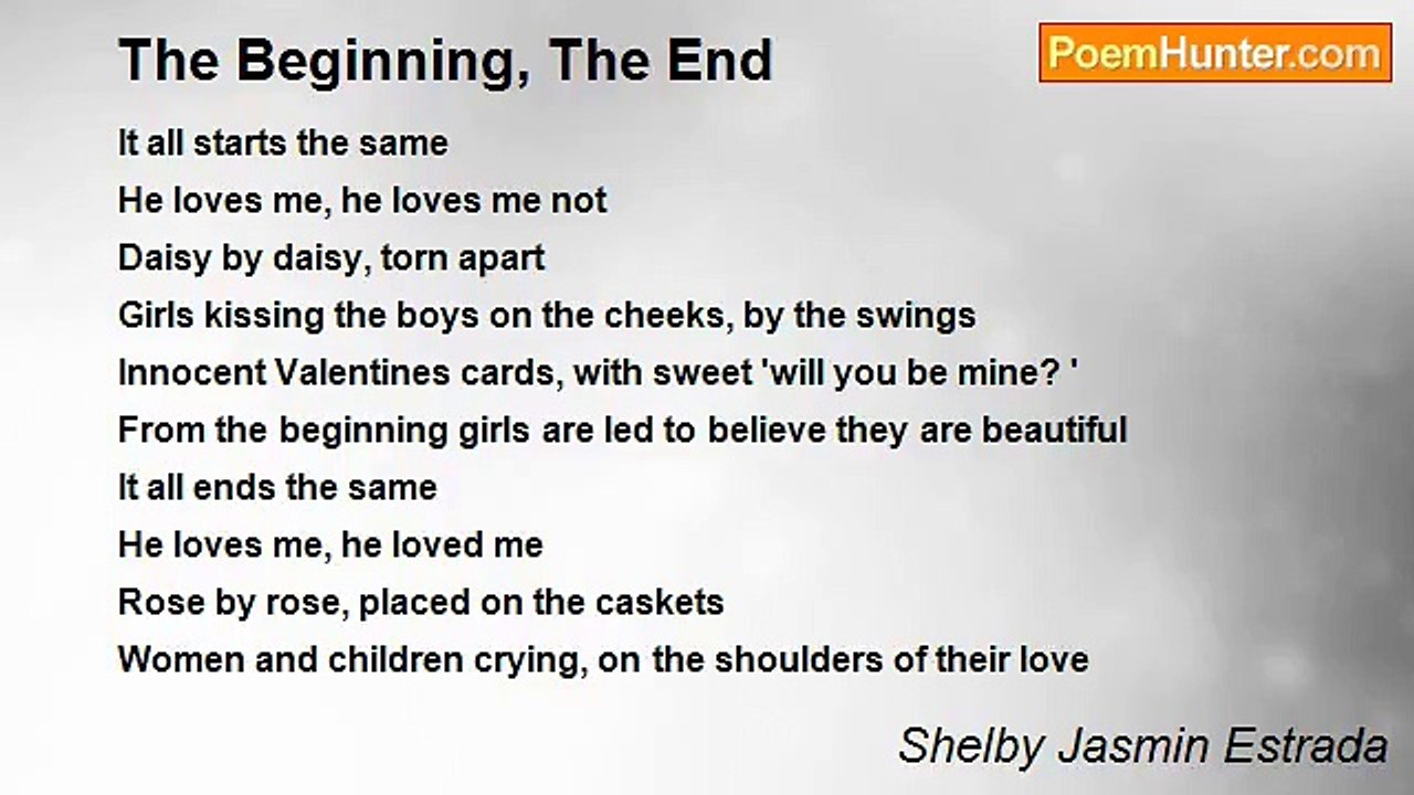 Shelby Jasmin Estrada - The Beginning, The End