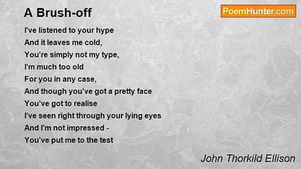 John Thorkild Ellison - A Brush-off