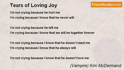 (Vampire) Kim McDermand - Tears of Loving Joy