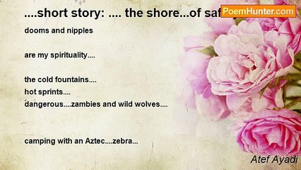 Atef Ayadi - ....short story: .... the shore...of safety....