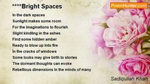 Sadiqullah Khan - Bright Spaces