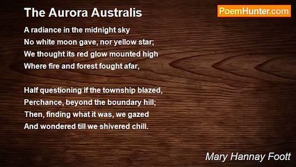 Mary Hannay Foott - The Aurora Australis