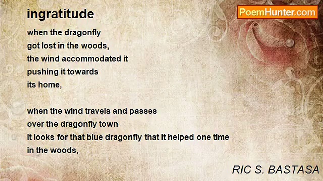 RIC S. BASTASA - ingratitude