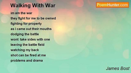 James Bost - Walking With War