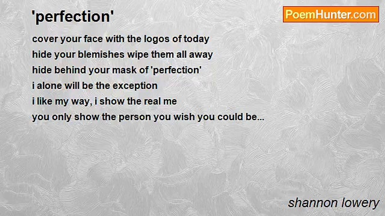 shannon lowery - 'perfection'