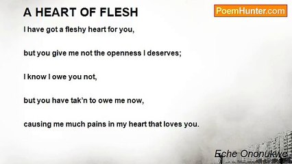 Eche Ononukwe - A HEART OF FLESH