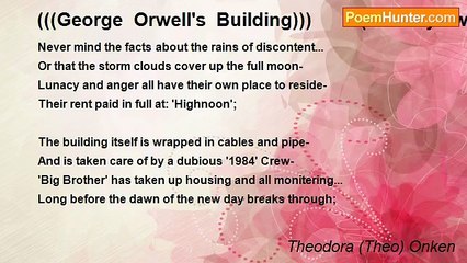 Theodora (Theo) Onken - (((George  Orwell's  Building)))         (a family dwelling on my street)