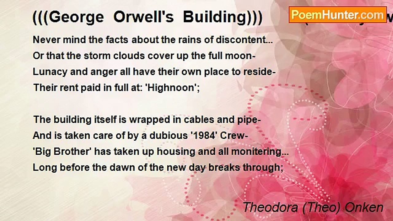 Theodora (Theo) Onken - (((George  Orwell's  Building)))         (a family dwelling on my street)