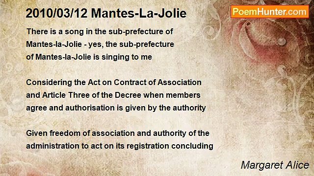 Margaret Alice - 2010/03/12 Mantes-La-Jolie