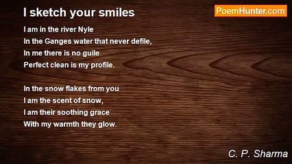 C. P. Sharma - I sketch your smiles