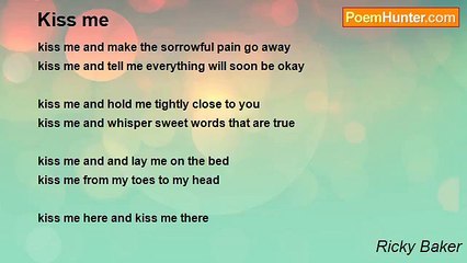 Ricky Baker - Kiss me