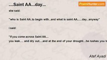 Atef Ayadi - ....Saint AA...day...