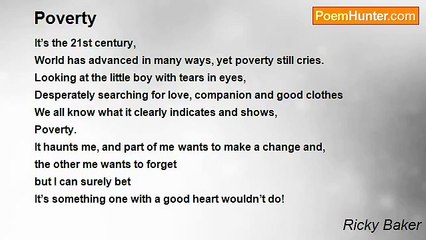 Ricky Baker - Poverty