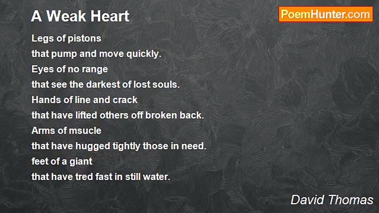 David Thomas - A Weak Heart