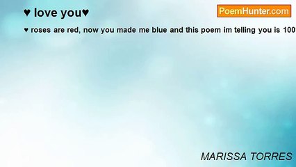 MARISSA TORRES - ♥ love you♥
