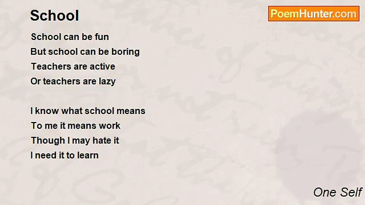 One Self - School