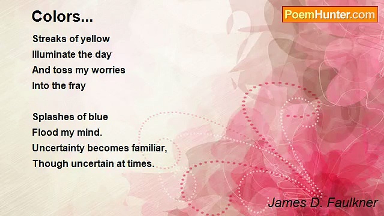 James D. Faulkner - Colors...