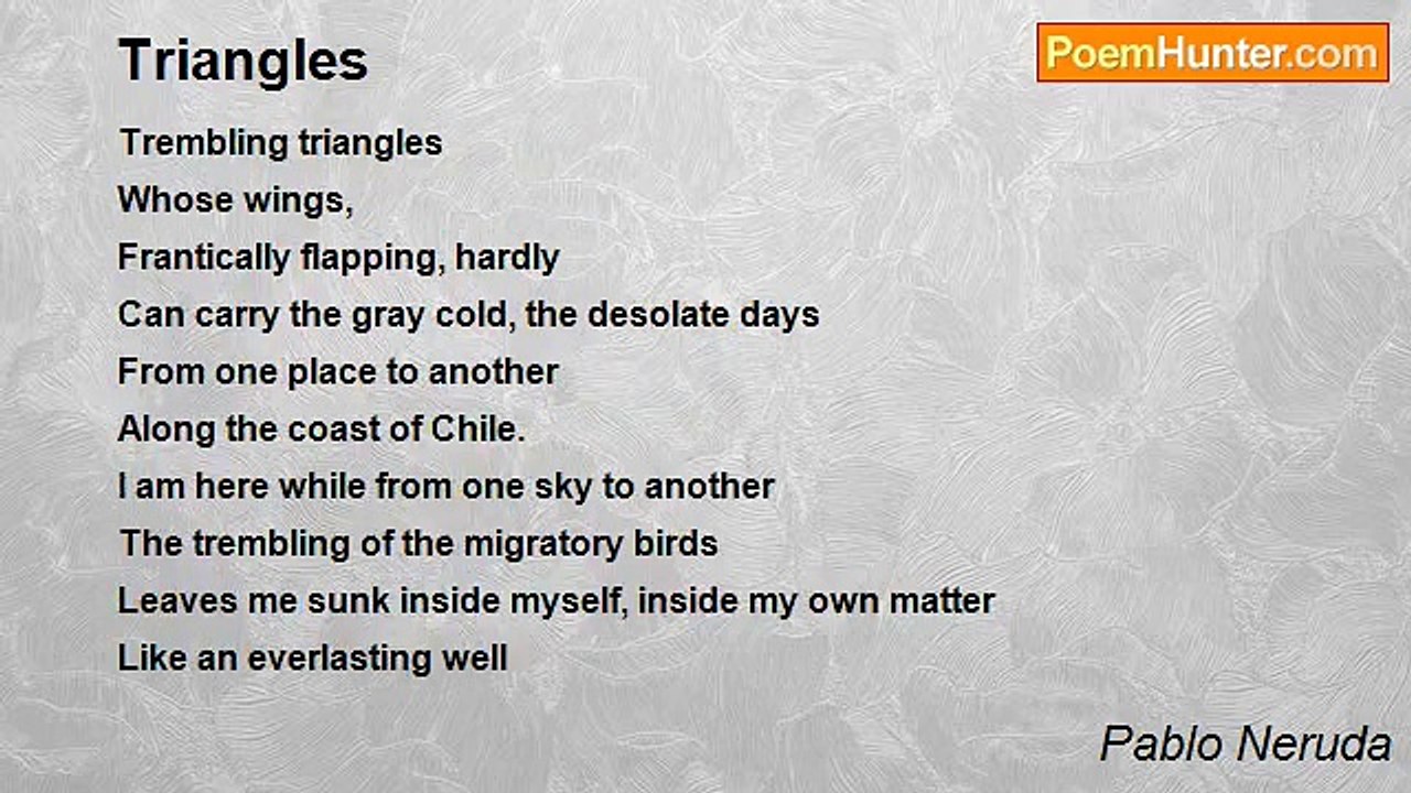 Pablo Neruda - Triangles