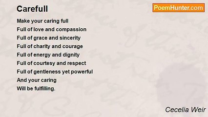 Cecelia Weir - Carefull