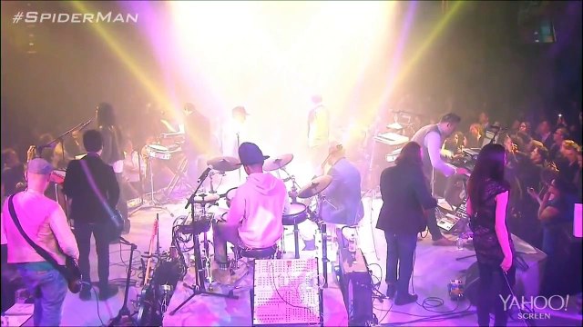 Alicia Keys, Kendrick Lamar & Pharrell Williams It's On Again Live @ Yahoo! Screen The Amazing Spider-Man 2 Premiere, Skylight at Moynihan Station, New-York City, NY, 04-24-2014