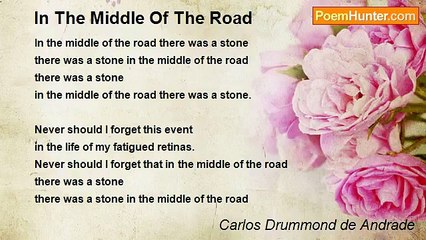 Carlos Drummond de Andrade - In The Middle Of The Road