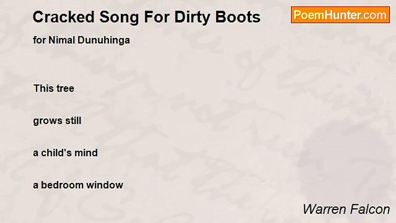 Warren Falcon - Cracked Song For Dirty Boots