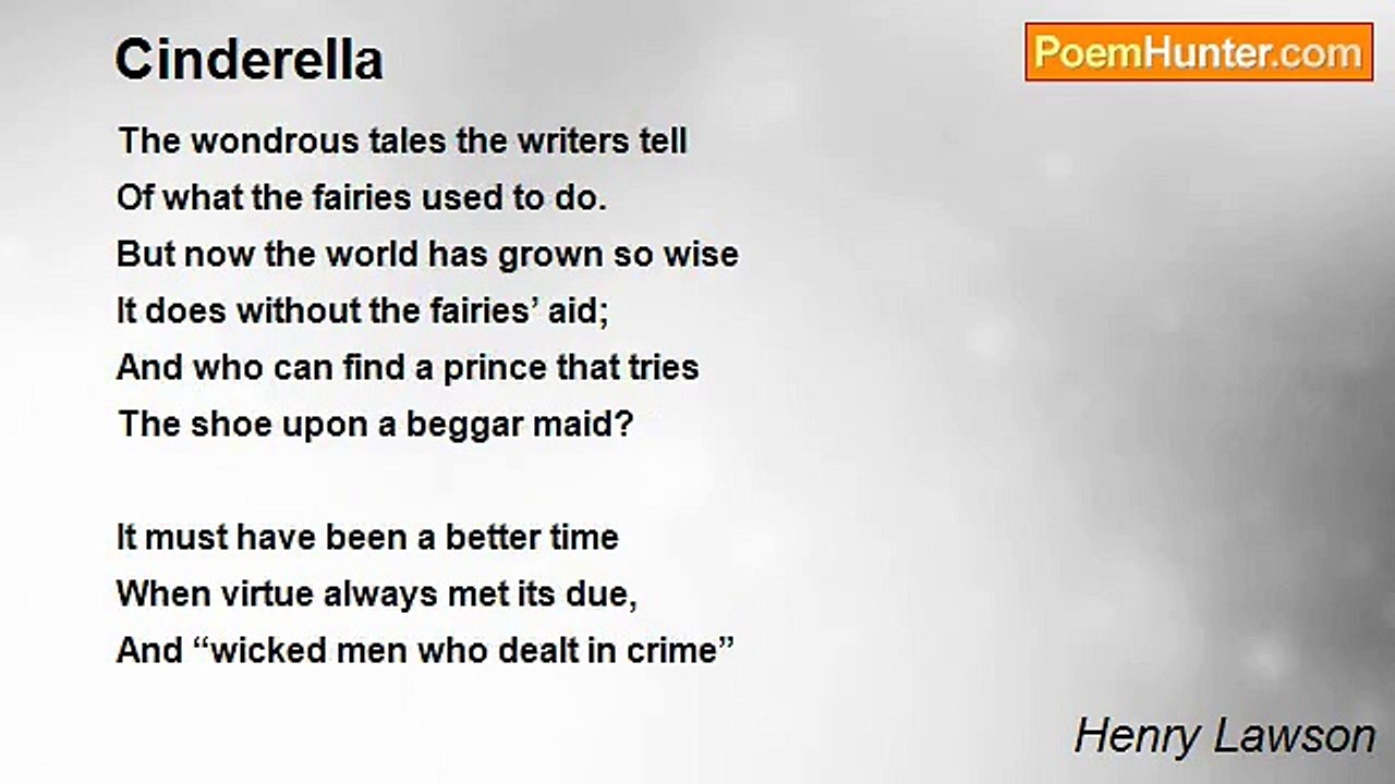 Henry Lawson - Cinderella