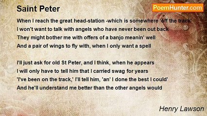 Henry Lawson - Saint Peter