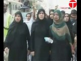 Abdul Sattar Edhi leads peace walk in Karachi