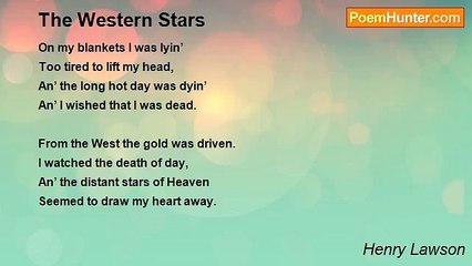 Henry Lawson - The Western Stars