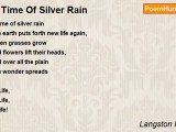 Langston Hughes - In Time Of Silver Rain