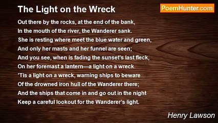 Henry Lawson - The Light on the Wreck