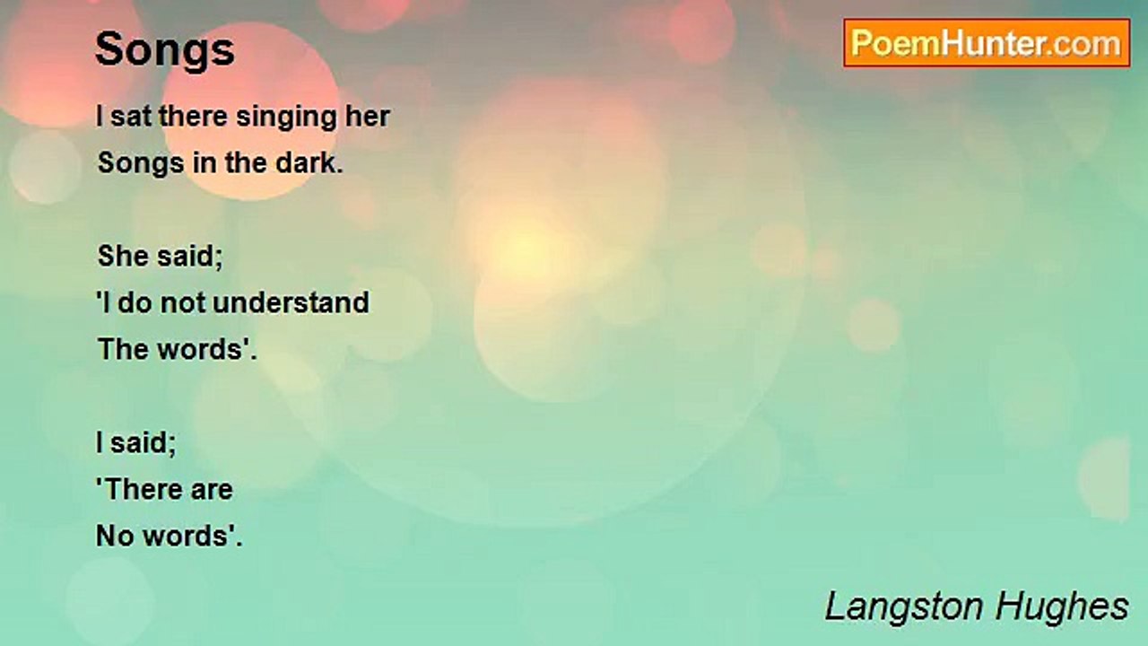 Langston Hughes - Songs